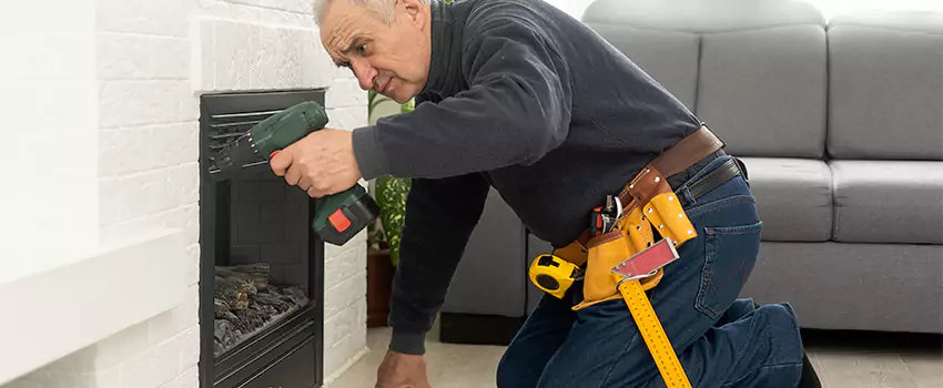 New Indoor Fireplace Installation in Ashwaubenon, Wisconsin