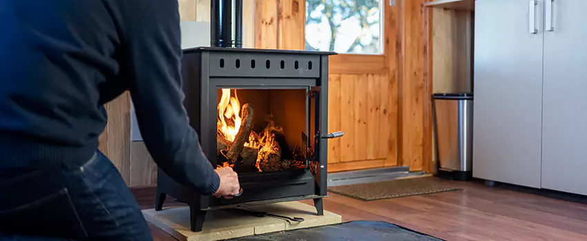 Open Hearth Wood Fireplace Installation in Ashwaubenon, WI