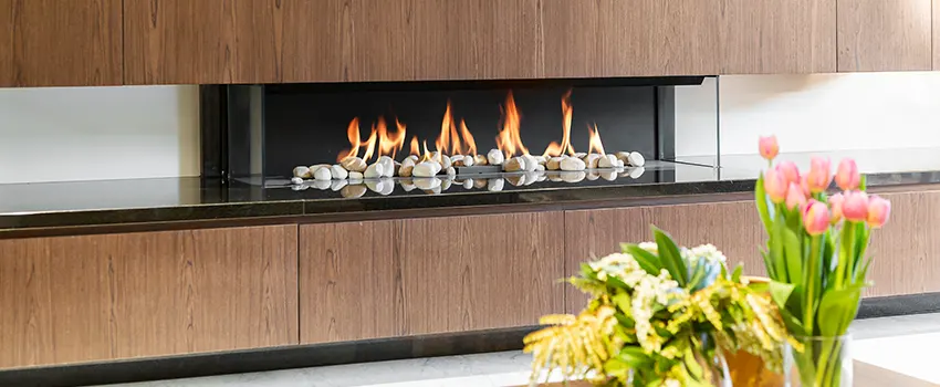Double-height Fireplace Design Refurbishment in Ashwaubenon, Wisconsin